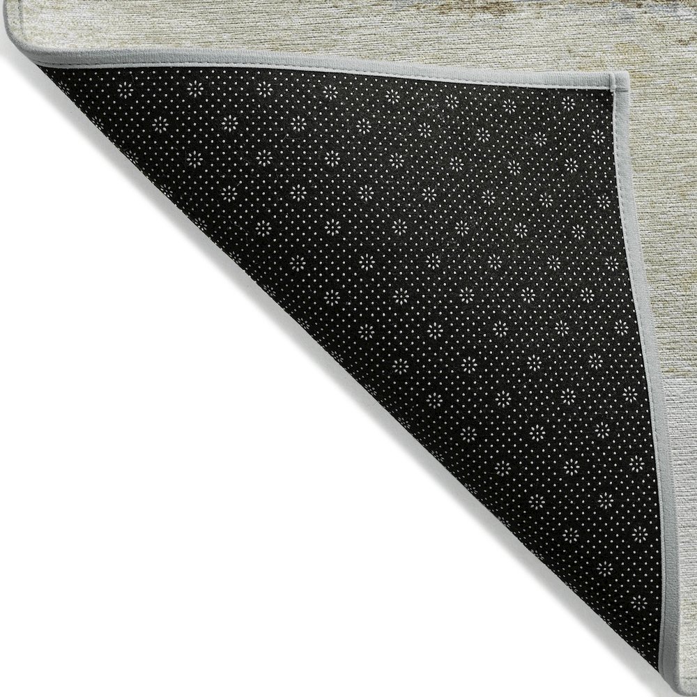 Machine Washable Indoor/Outdoor Chantille ACN2169 Khaki 1'8" x 2'6" Rug. Picture 2