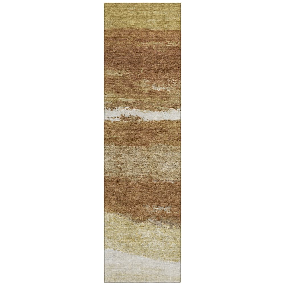 Machine Washable Indoor/Outdoor Chantille ACN2169 Paprika 2'3" x 7'6" Runner Rug. Picture 1