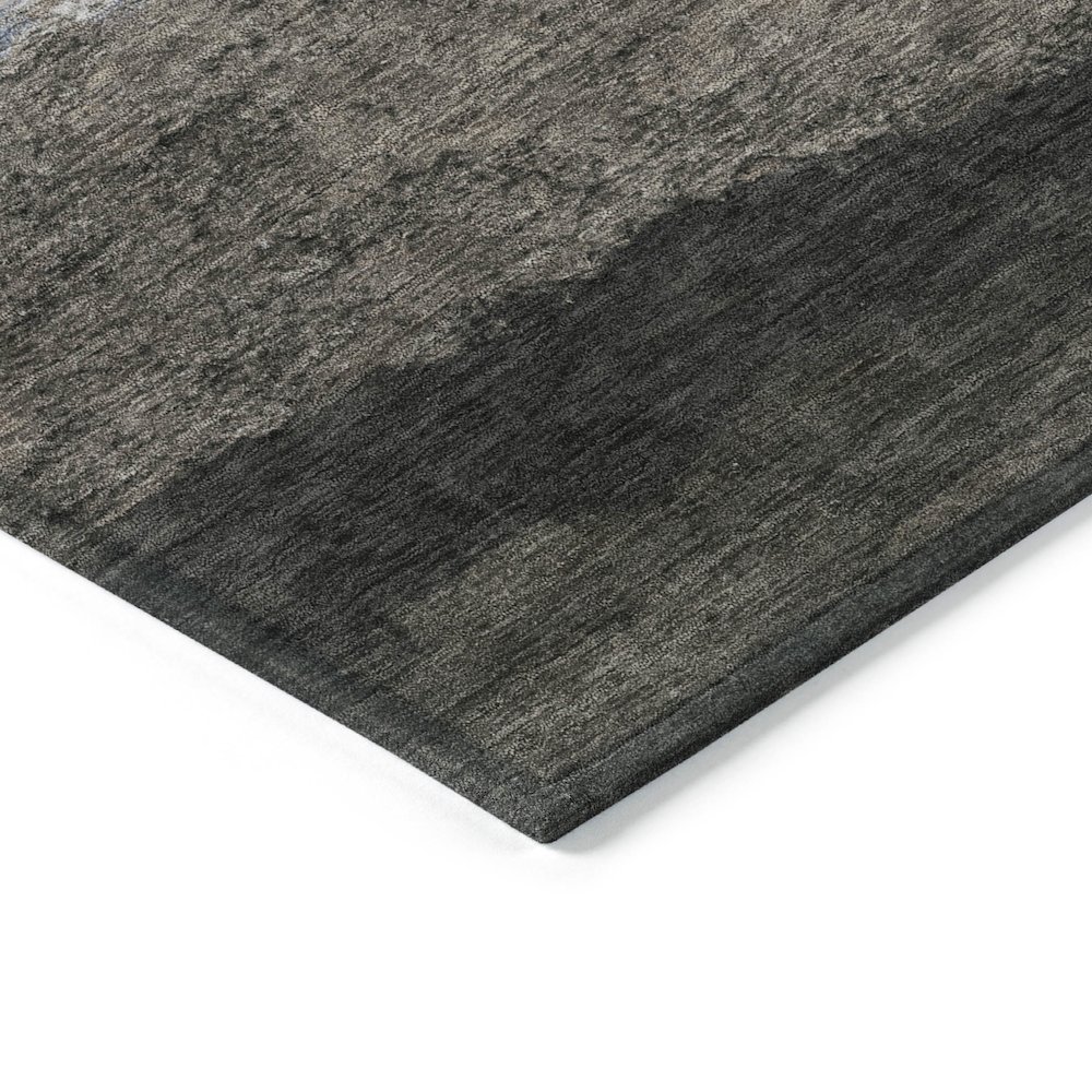 Machine Washable Indoor/Outdoor Chantille ACN2169 Taupe 1'8" x 2'6" Rug. Picture 3