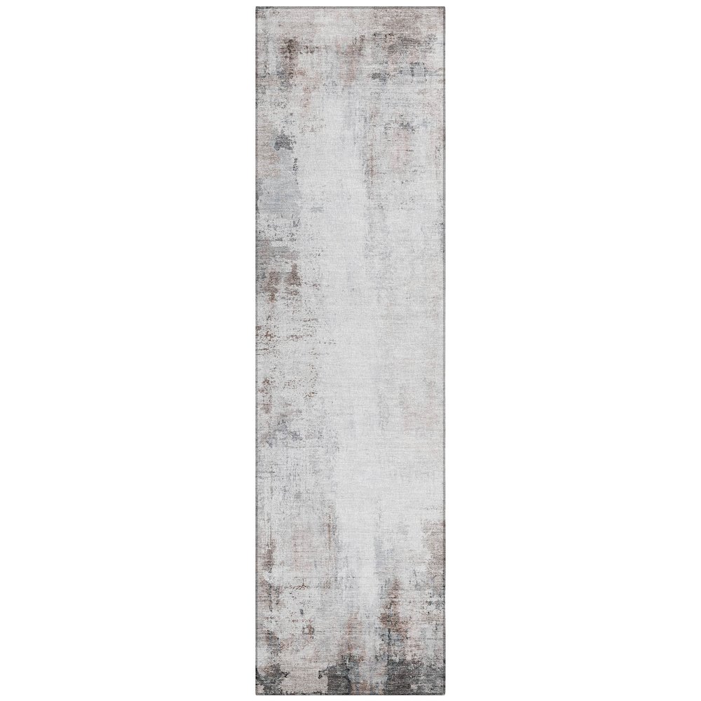 Machine Washable Indoor/Outdoor Chantille ACN2171 Taupe 2'3" x 7'6" Runner Rug. Picture 1