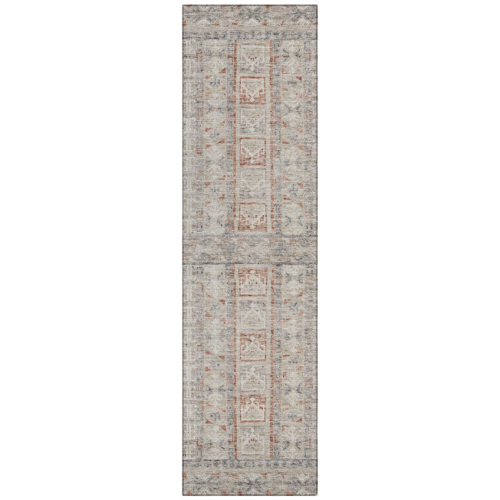 Machine Washable Indoor/Outdoor Chantille ACN2173 Beige 2'3" x 7'6" Runner Rug. Picture 1