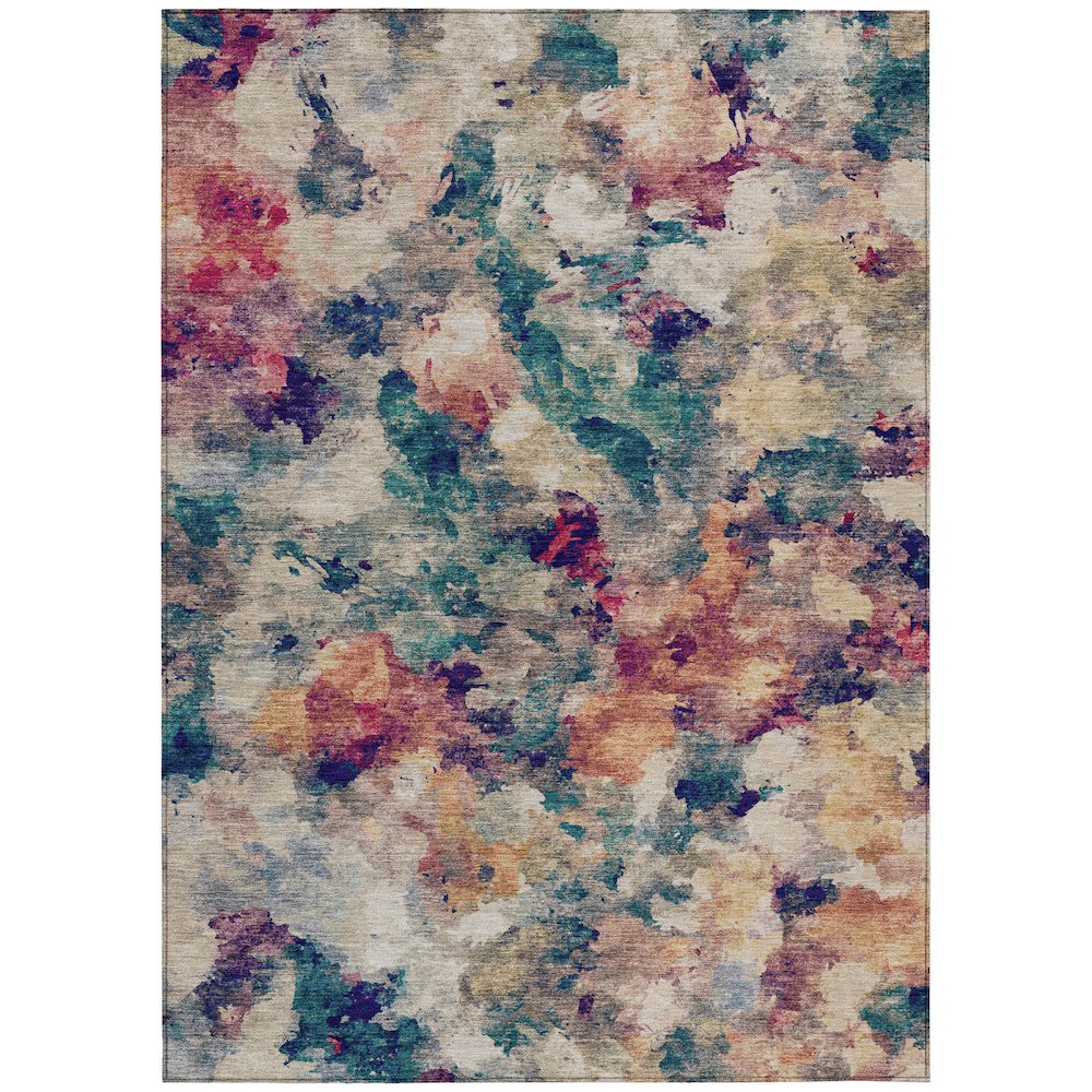 Machine Washable Indoor/Outdoor Chantille ACN2203 Putty 2'6" x 3'10" Rug. Picture 1