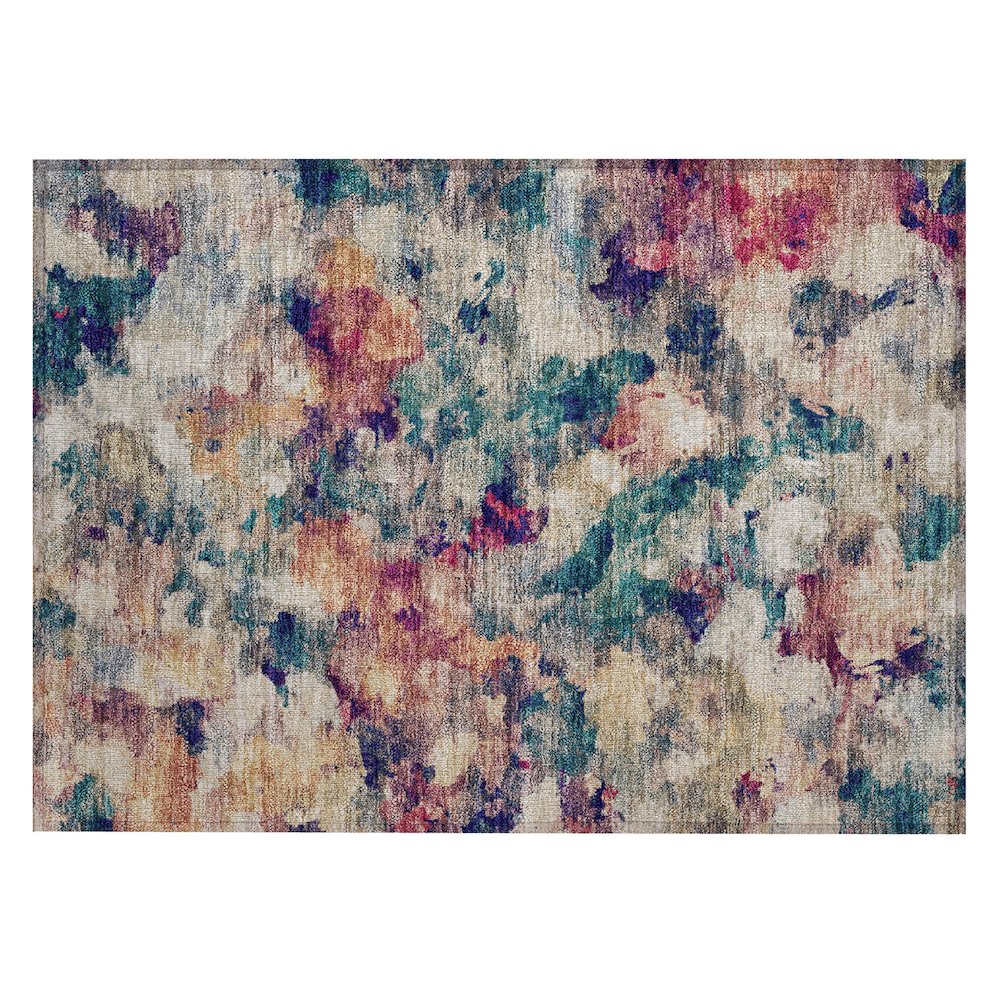 Machine Washable Indoor/Outdoor Chantille ACN2203 Putty 1'8" x 2'6" Rug. Picture 1