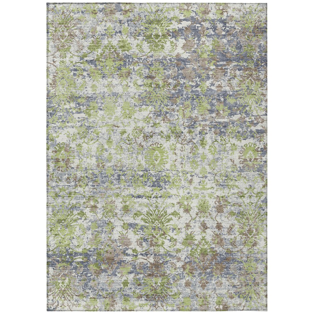 Machine Washable Indoor/Outdoor Chantille ACN2211 Aloe 2'6" x 3'10" Rug. Picture 1
