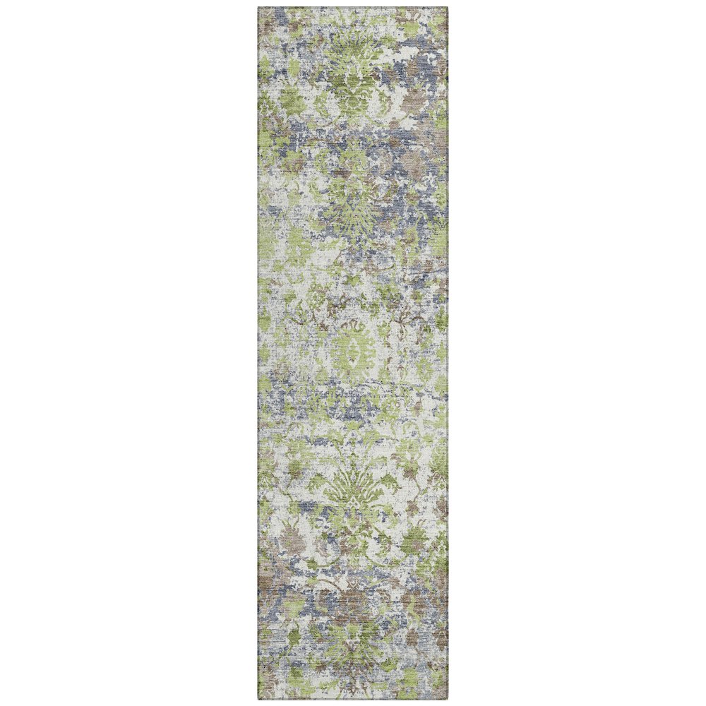 Machine Washable Indoor/Outdoor Chantille ACN2211 Aloe 2'3" x 7'6" Runner Rug. Picture 1