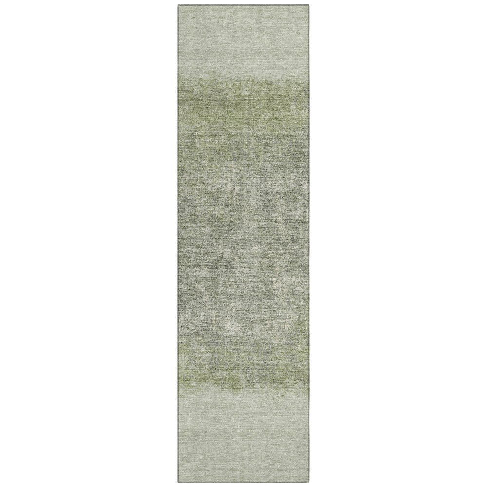 Machine Washable Indoor/Outdoor Chantille ACN2214 Aloe 2'3" x 7'6" Runner Rug. Picture 1