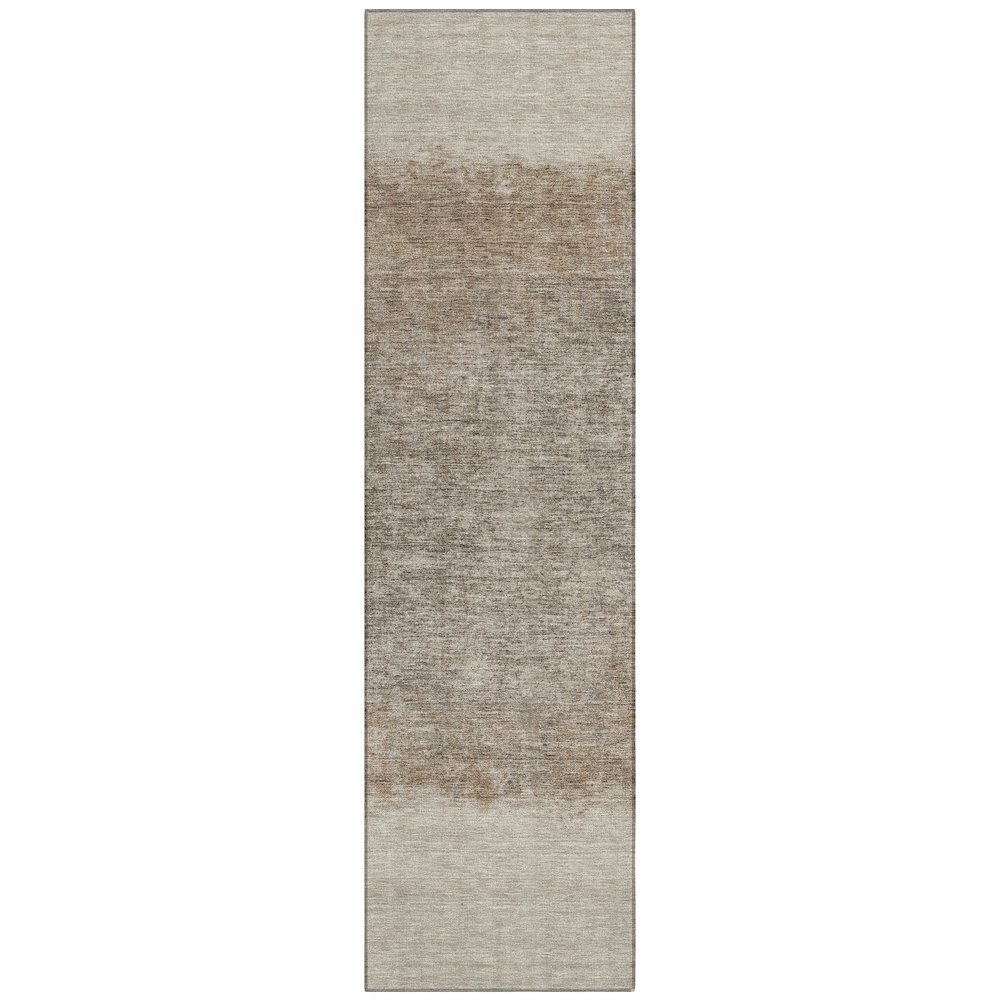 Machine Washable Indoor/Outdoor Chantille ACN2214 Beige 2'3" x 7'6" Runner Rug. Picture 1
