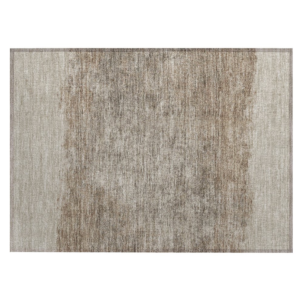 Machine Washable Indoor/Outdoor Chantille ACN2214 Beige 1'8" x 2'6" Rug. Picture 1