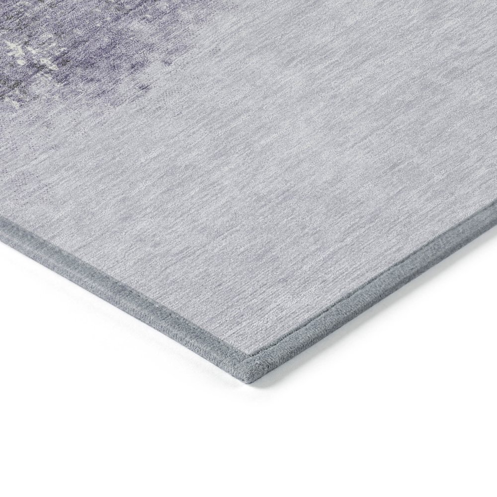 Machine Washable Indoor/Outdoor Chantille ACN2214 Lavender 1'8" x 2'6" Rug. Picture 3