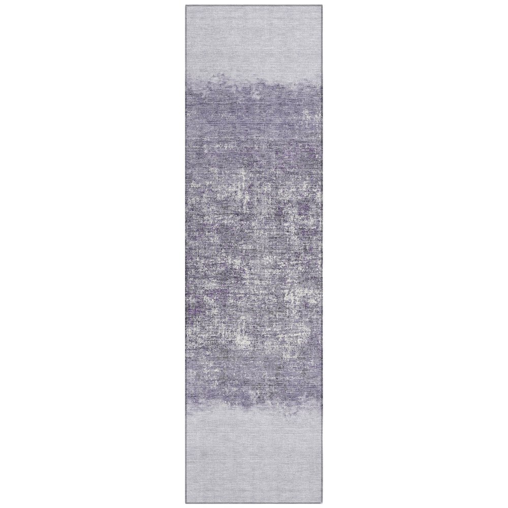 Machine Washable Indoor/Outdoor Chantille ACN2214 Lavender 2'3"x7'6" Runner Rug. Picture 1