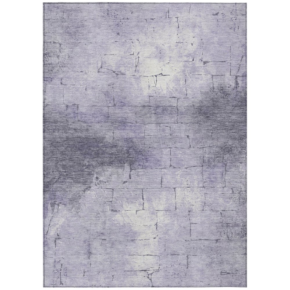 Machine Washable Indoor/Outdoor Chantille ACN2215 Lavender 2'6" x 3'10" Rug. Picture 1