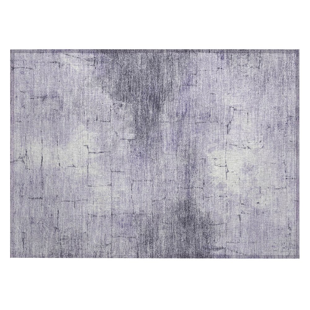 Machine Washable Indoor/Outdoor Chantille ACN2215 Lavender 1'8" x 2'6" Rug. Picture 1