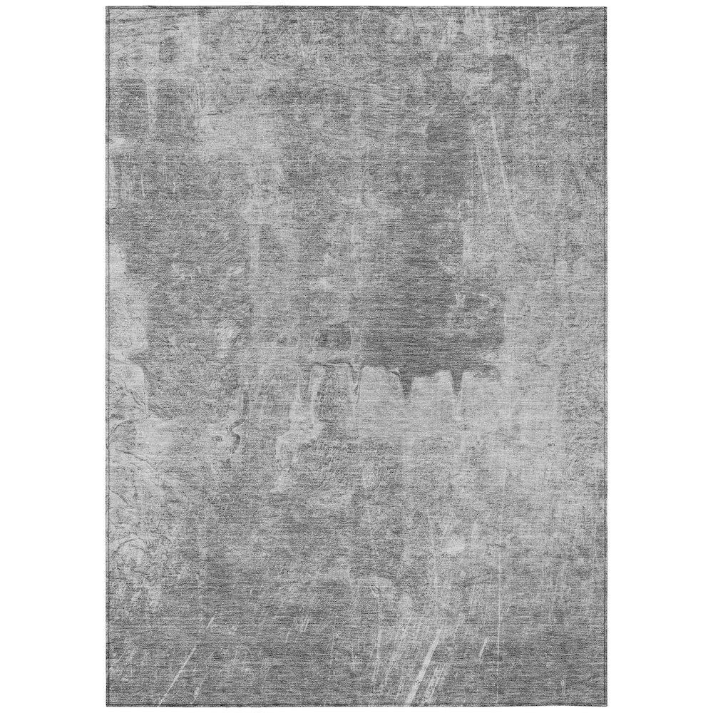 Machine Washable Indoor/Outdoor Chantille ACN2226 Gray 2'6" x 3'10" Rug. Picture 1
