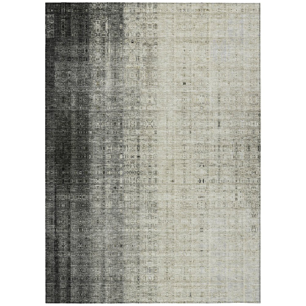 Machine Washable Indoor/Outdoor Chantille ACN2240 Brown 2'6" x 3'10" Rug. Picture 1