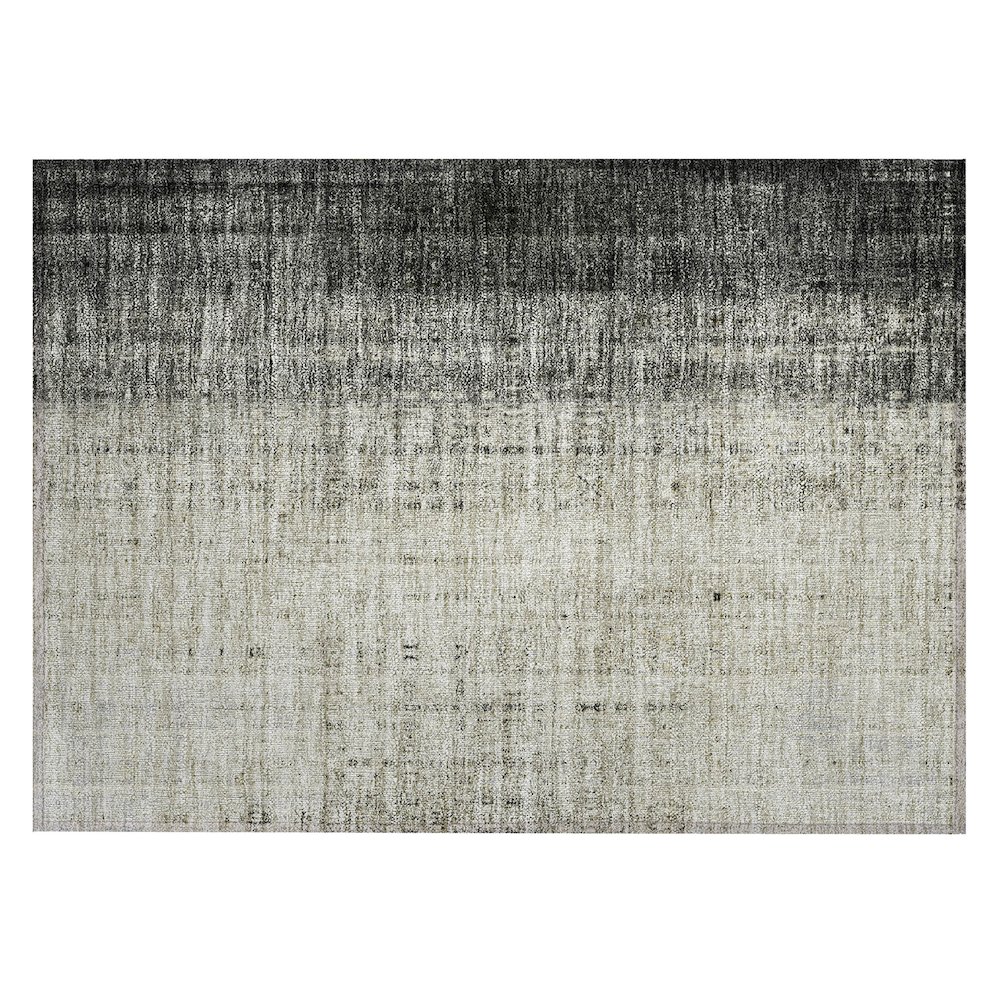 Machine Washable Indoor/Outdoor Chantille ACN2240 Brown 1'8" x 2'6" Rug. Picture 1
