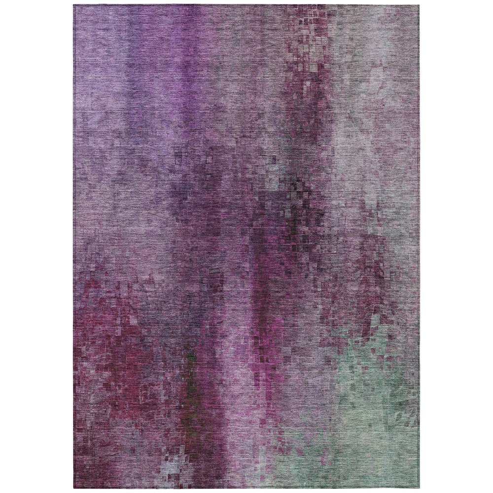 Machine Washable Indoor/Outdoor Chantille ACN2241 Purple 2'6" x 3'10" Rug. Picture 1