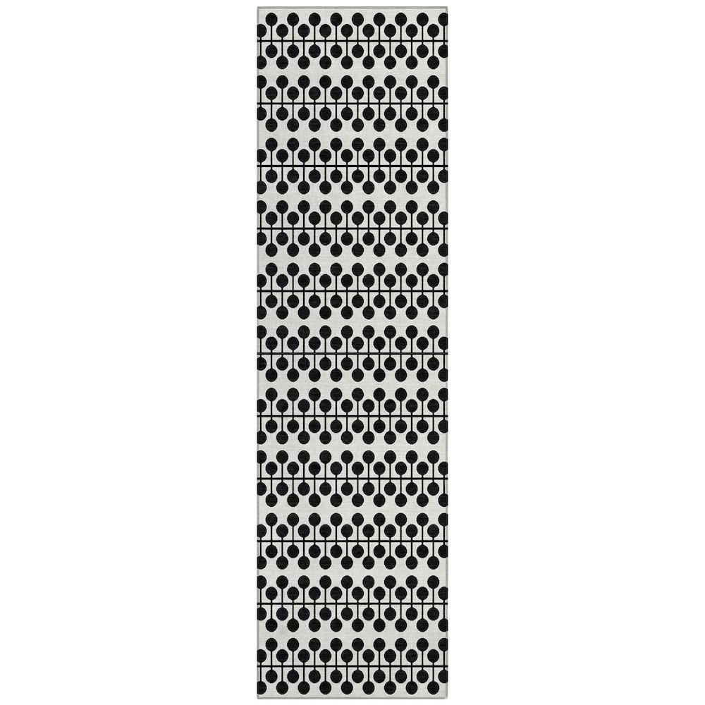 Machine Washable Indoor/Outdoor Chantille ACN2247 Ivory 2'3" x 7'6" Runner Rug. Picture 1