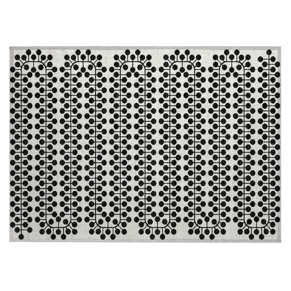 Machine Washable Indoor/Outdoor Chantille ACN2247 Ivory 1'8" x 2'6" Rug. Picture 1