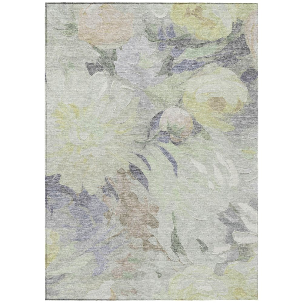 Machine Washable Indoor/Outdoor Chantille ACN2264 Green 2'6" x 3'10" Rug. Picture 1
