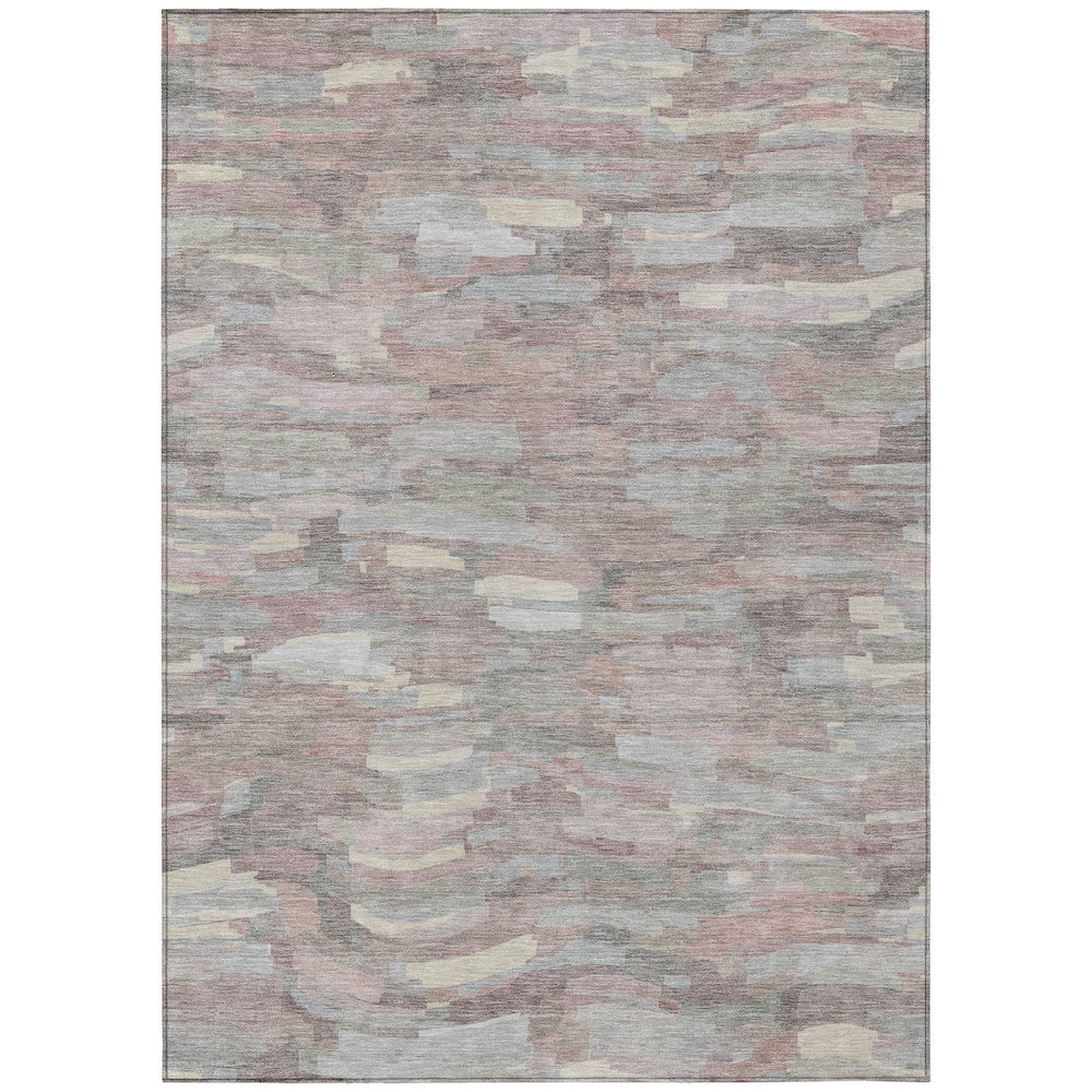 Machine Washable Indoor/Outdoor Chantille ACN2266 Pink 2'6" x 3'10" Rug. Picture 1