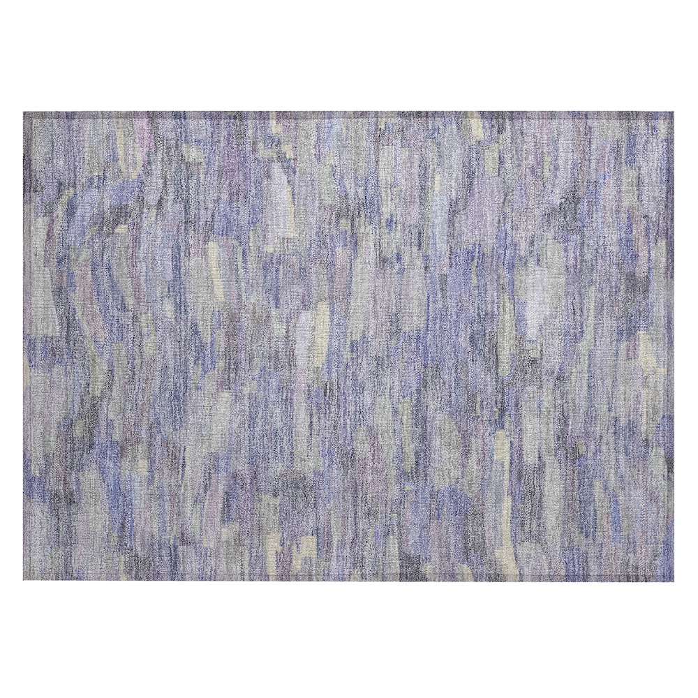 Machine Washable Indoor/Outdoor Chantille ACN2266 Purple 1'8" x 2'6" Rug. Picture 1