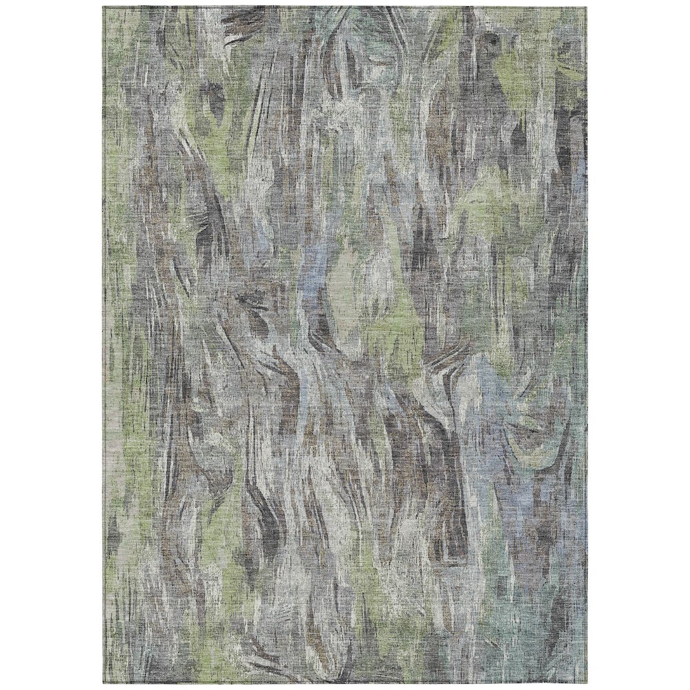 Machine Washable Indoor/Outdoor Chantille ACN2269 Green 2'6" x 3'10" Rug. Picture 1