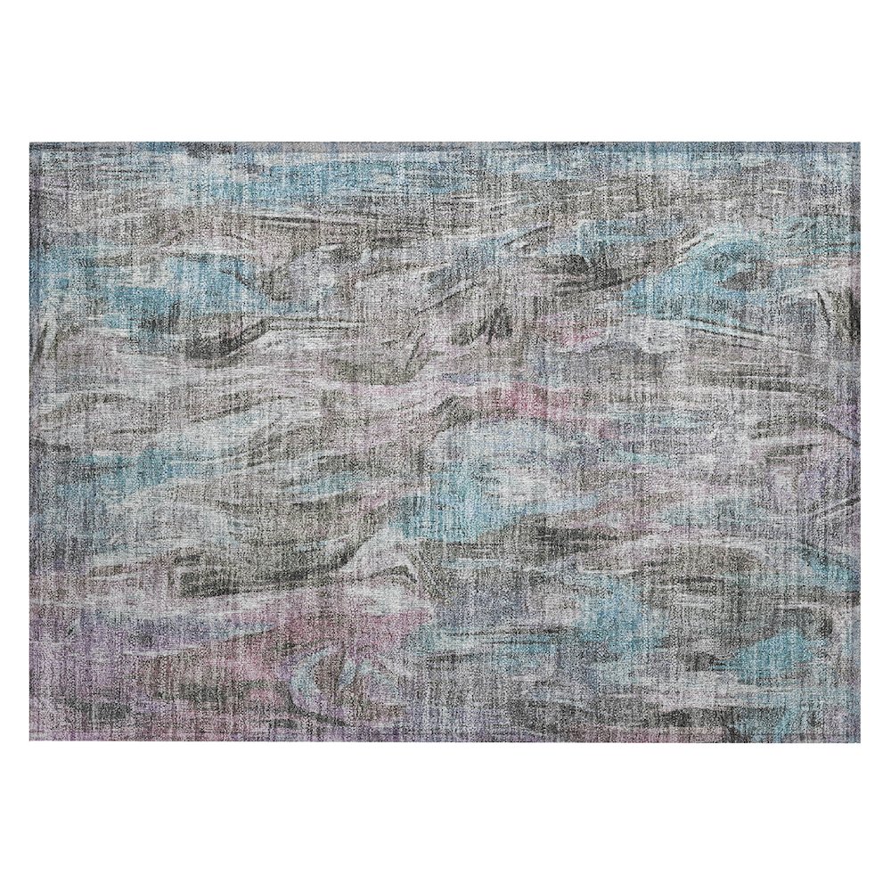 Machine Washable Indoor/Outdoor Chantille ACN2269 Brown 1'8" x 2'6" Rug. Picture 1