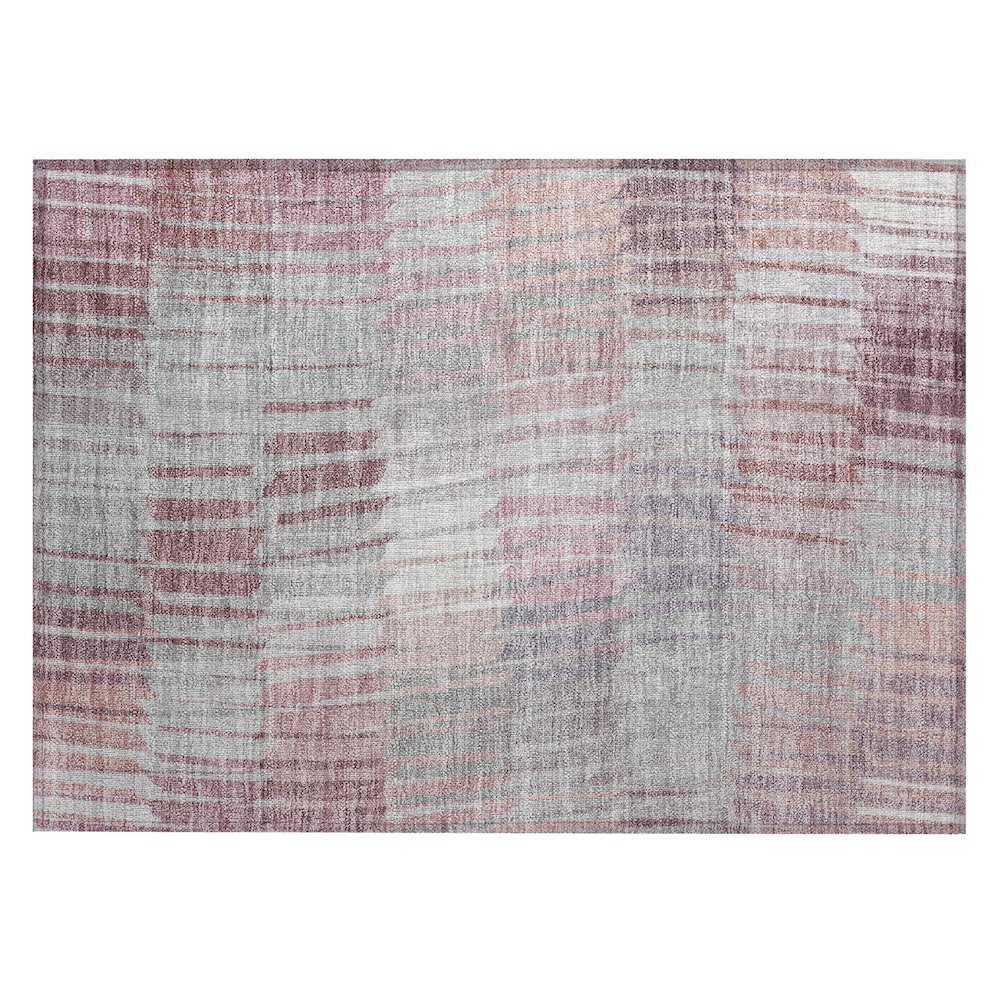 Machine Washable Indoor/Outdoor Chantille ACN2271 Red 1'8" x 2'6" Rug. Picture 1