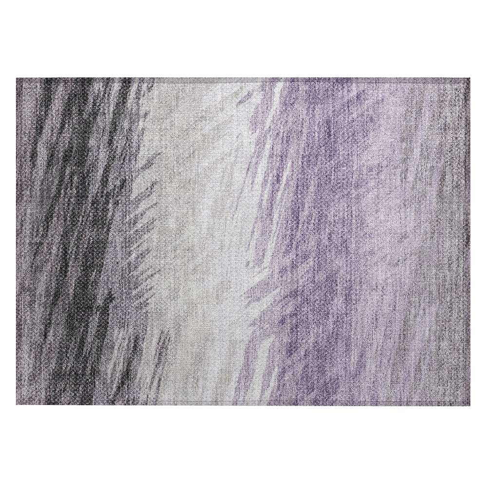 Machine Washable Indoor/Outdoor Chantille ACN2272 Purple 1'8" x 2'6" Rug. Picture 1