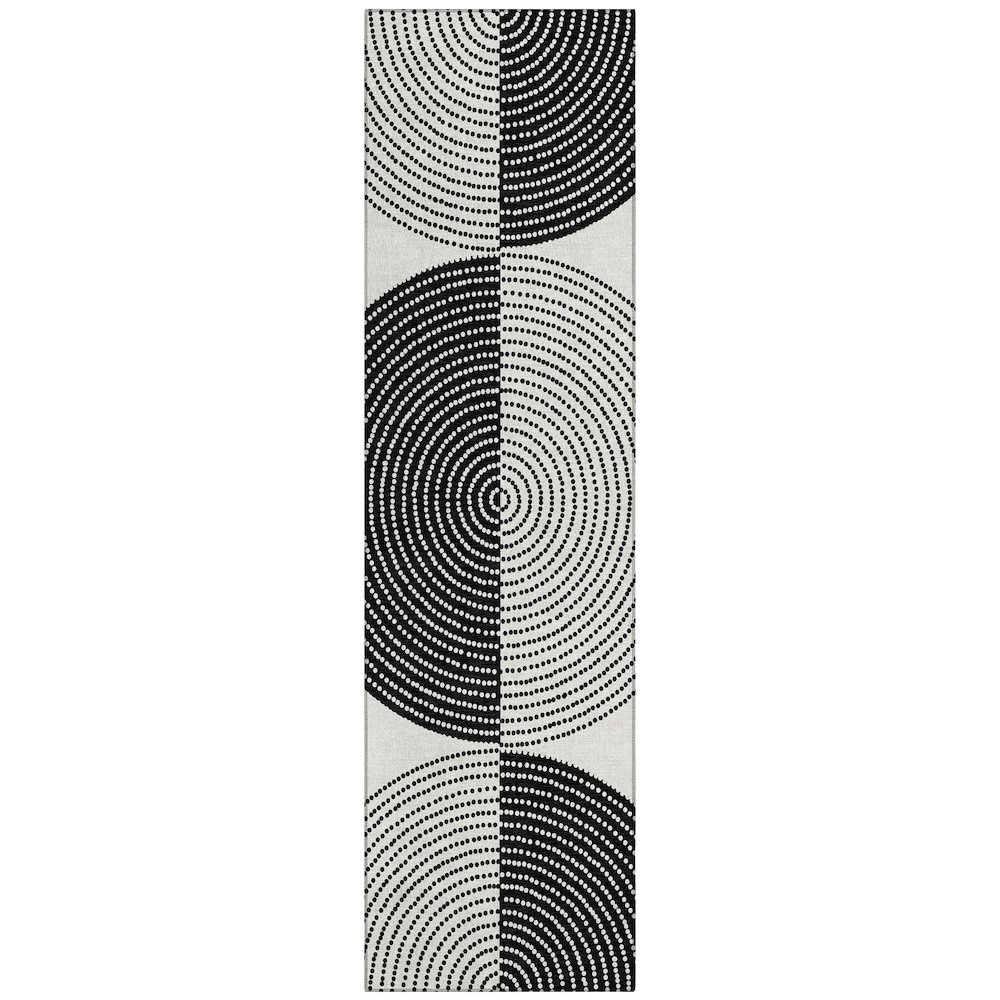 Machine Washable Indoor/Outdoor Chantille ACN2275 Ivory 2'3" x 7'6" Runner Rug. Picture 1