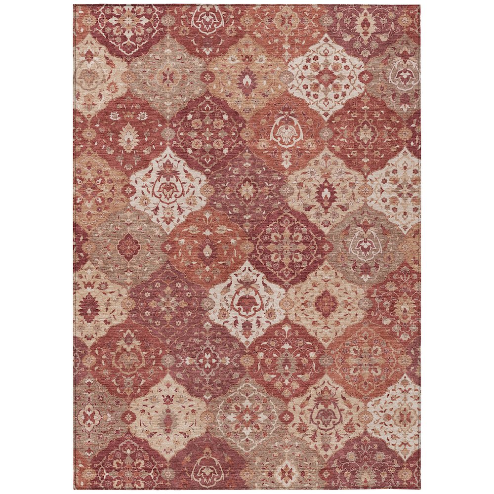 Machine Washable Indoor/Outdoor Chantille ACN2292 Red 2'6" x 3'10" Rug. Picture 1