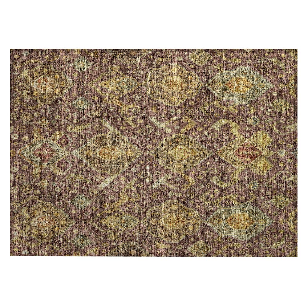 Machine Washable Indoor/Outdoor Chantille ACN2306 Red 1'8" x 2'6" Rug. Picture 1