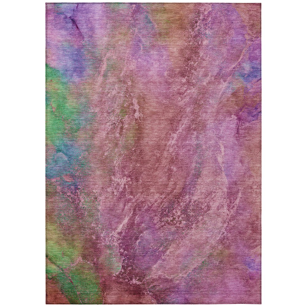 Machine Washable Indoor/Outdoor Chantille ACN2308 Pink 2'6" x 3'10" Rug. Picture 1