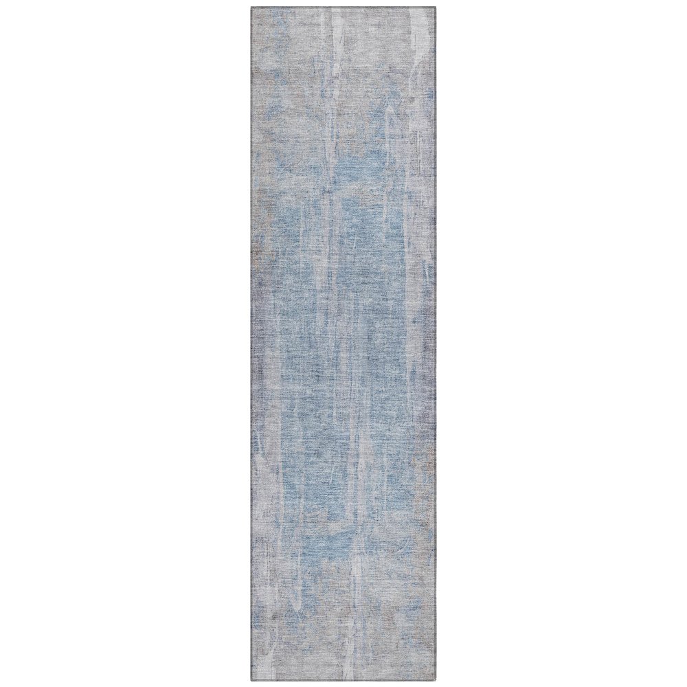 Machine Washable Indoor/Outdoor Chantille ACN2309 Brown 2'3" x 7'6" Runner Rug. Picture 1