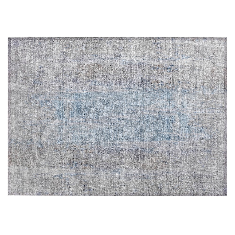 Machine Washable Indoor/Outdoor Chantille ACN2309 Brown 1'8" x 2'6" Rug. Picture 1