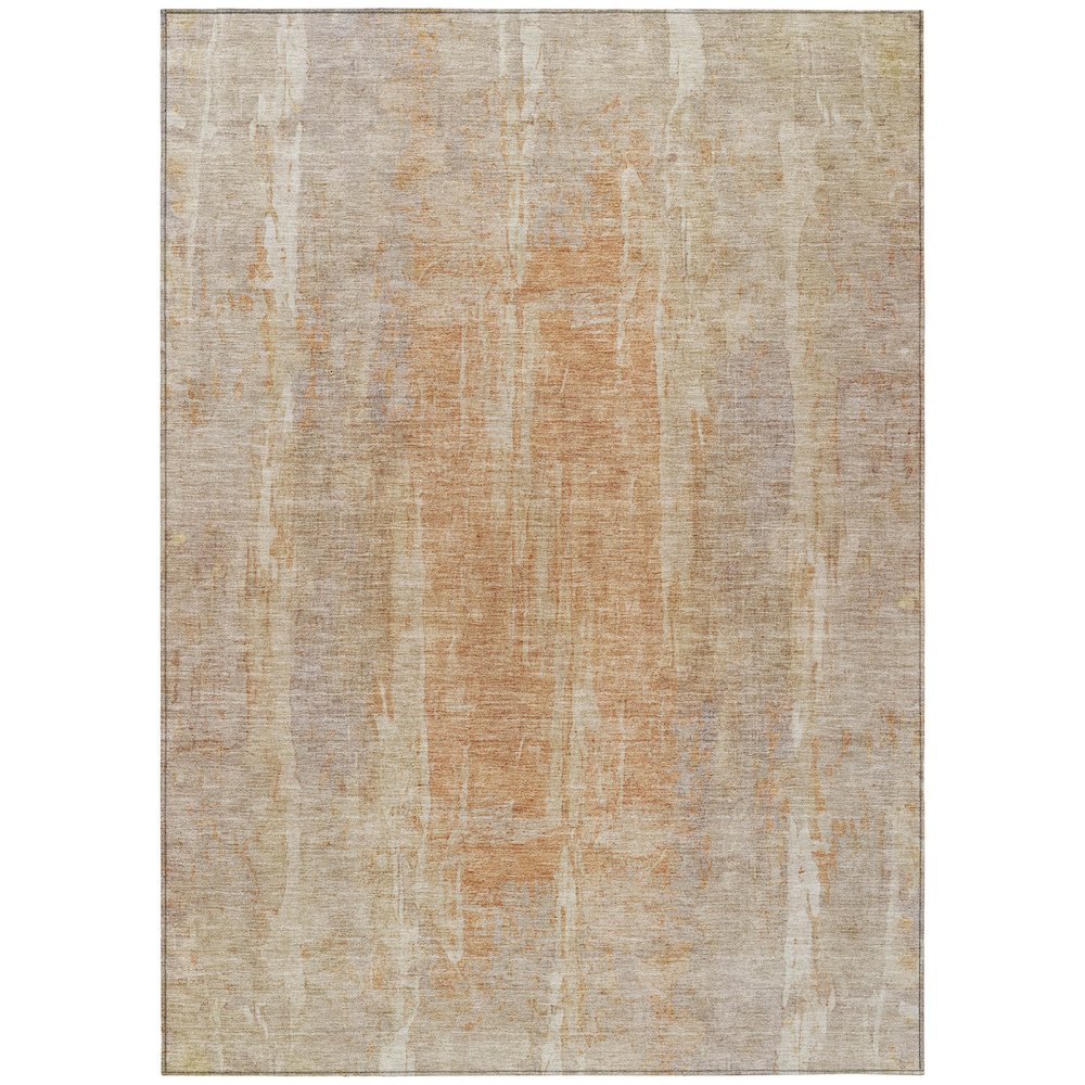Machine Washable Indoor/Outdoor Chantille ACN2309 Brown 2'6" x 3'10" Rug. Picture 1