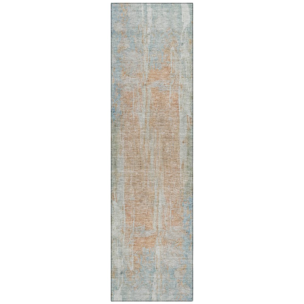 Machine Washable Indoor/Outdoor Chantille ACN2309 Blue 2'3" x 7'6" Runner Rug. Picture 1