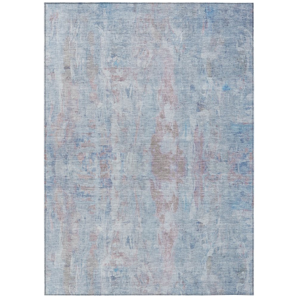 Machine Washable Indoor/Outdoor Chantille ACN2310 Blue 2'6" x 3'10" Rug. Picture 1