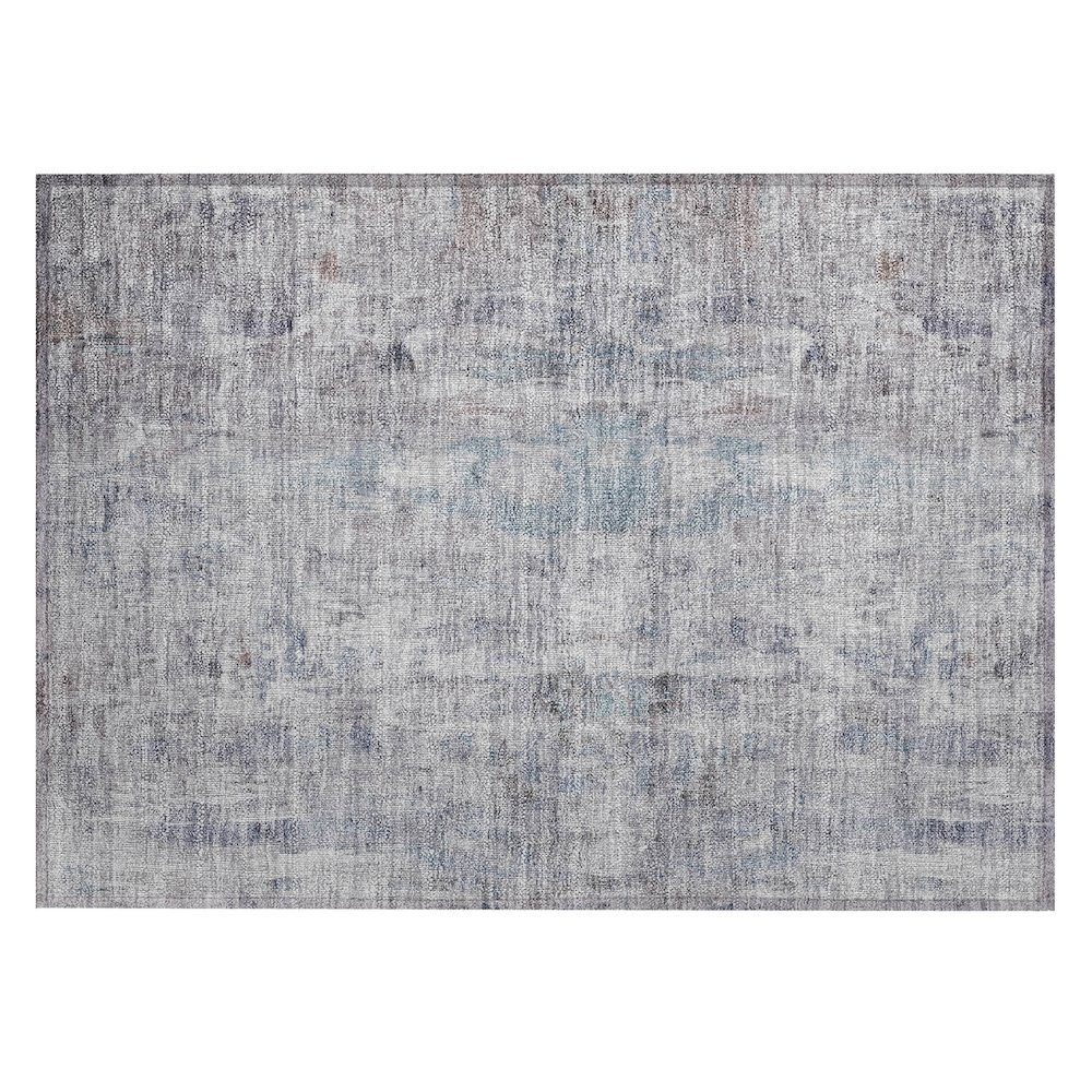 Machine Washable Indoor/Outdoor Chantille ACN2310 Brown 1'8" x 2'6" Rug. Picture 1
