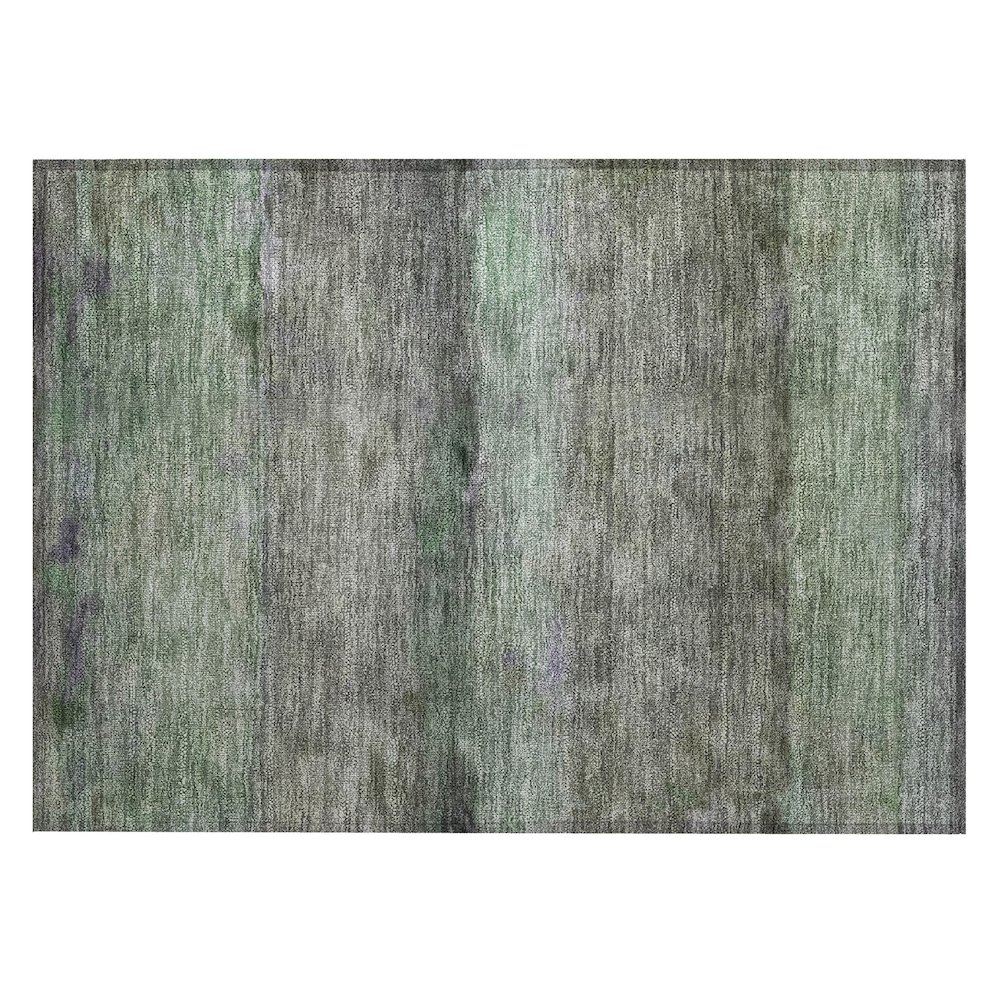 Machine Washable Indoor/Outdoor Chantille ACN2311 Green 1'8" x 2'6" Rug. Picture 1