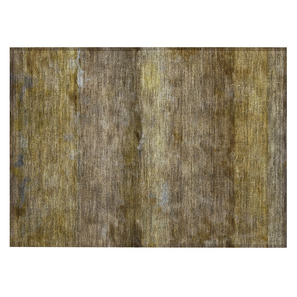 Machine Washable Indoor/Outdoor Chantille ACN2311 Brown 1'8" x 2'6" Rug. Picture 1