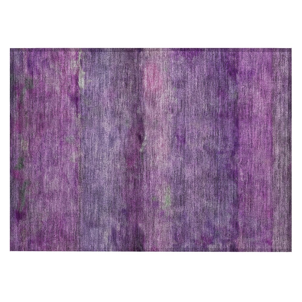 Machine Washable Indoor/Outdoor Chantille ACN2311 Purple 1'8" x 2'6" Rug. Picture 1
