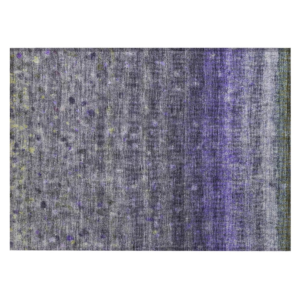 Machine Washable Indoor/Outdoor Chantille ACN2316 Purple 1'8" x 2'6" Rug. Picture 1