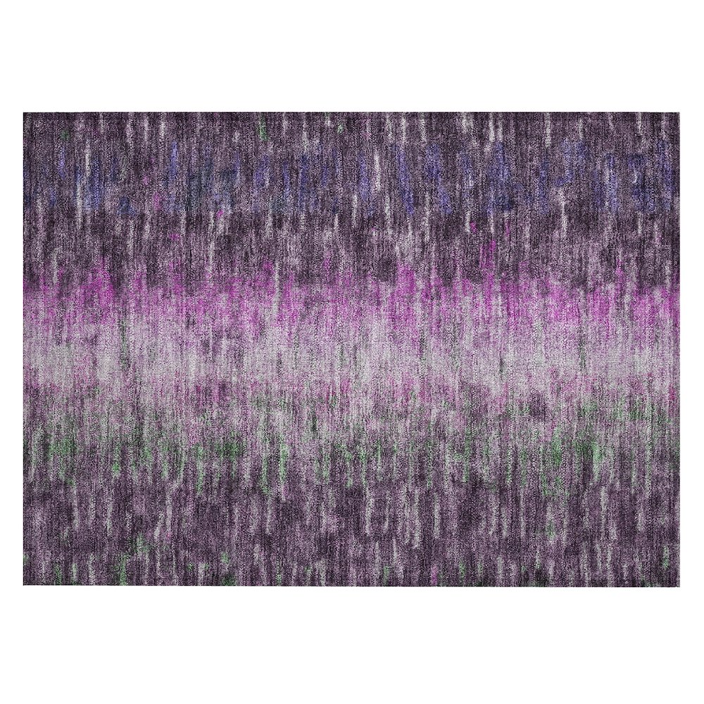 Machine Washable Indoor/Outdoor Chantille ACN2318 Purple 1'8" x 2'6" Rug. Picture 1