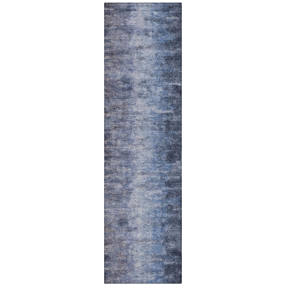 Machine Washable Indoor/Outdoor Chantille ACN2318 Blue 2'3" x 7'6" Runner Rug. Picture 1
