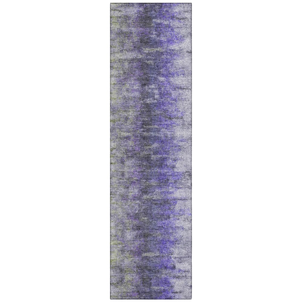 Machine Washable Indoor/Outdoor Chantille ACN2319 Purple 2'3" x 7'6" Runner Rug. Picture 1
