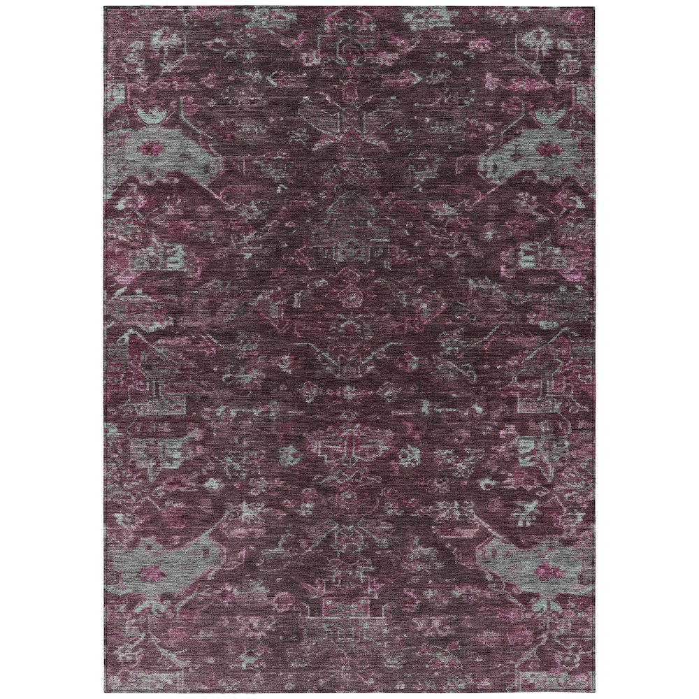 Machine Washable Indoor/Outdoor Chantille ACN2322 Red 2'6" x 3'10" Rug. Picture 1