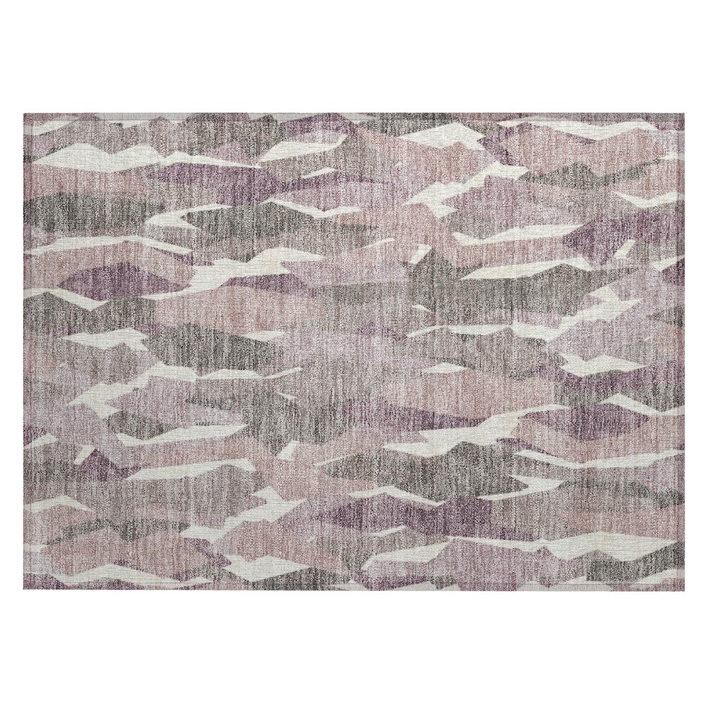 Machine Washable Indoor/Outdoor Chantille ACN2329 Pink 1'8" x 2'6" Rug. Picture 1