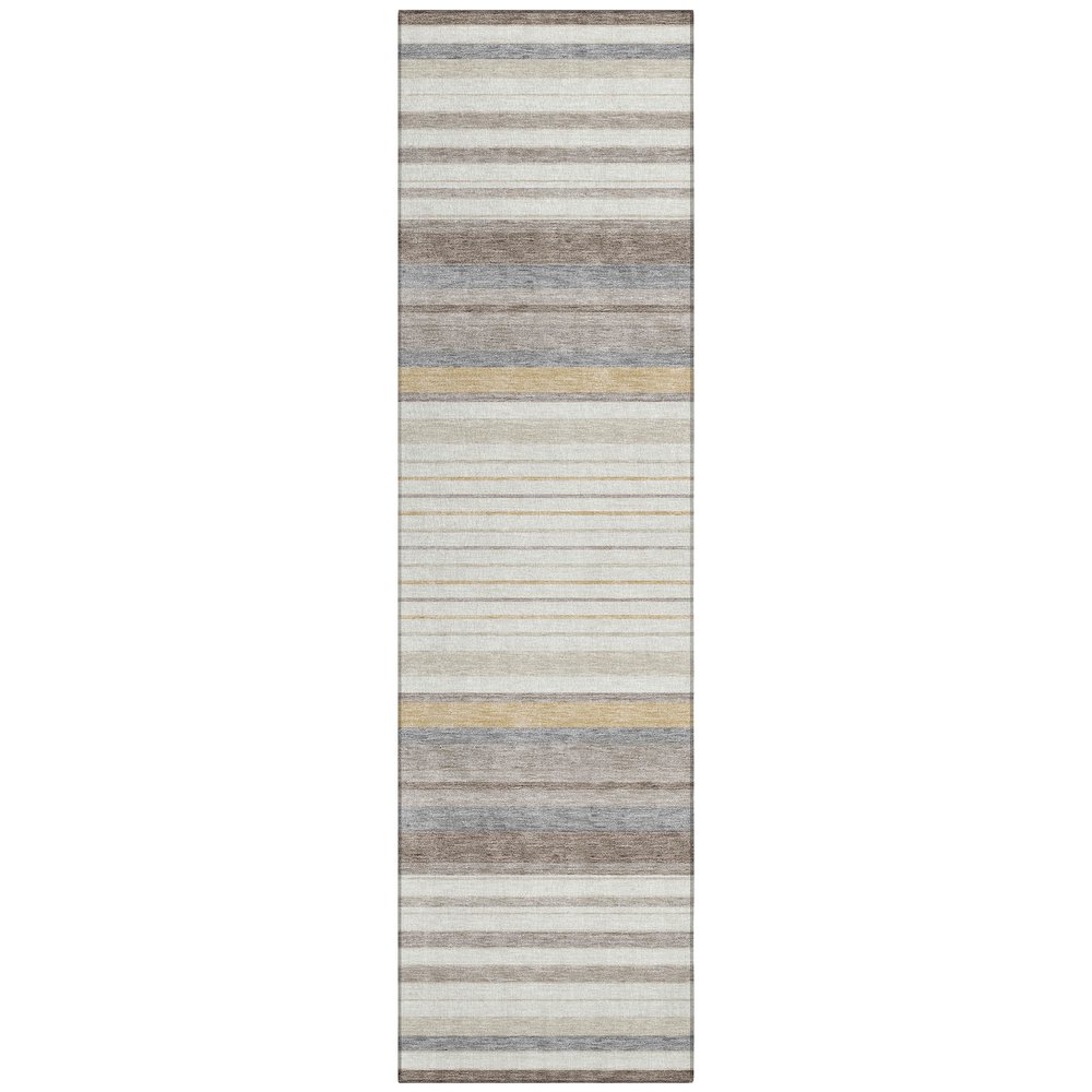Machine Washable Indoor/Outdoor Chantille ACN2330 Ivory 2'3" x 7'6" Runner Rug. Picture 1