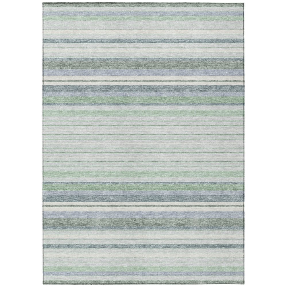 Machine Washable Indoor/Outdoor Chantille ACN2330 Green 2'6" x 3'10" Rug. Picture 1